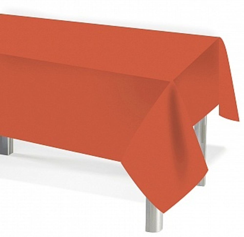 Скатерть одноразовая Мастхэв Красный 137*274 см.