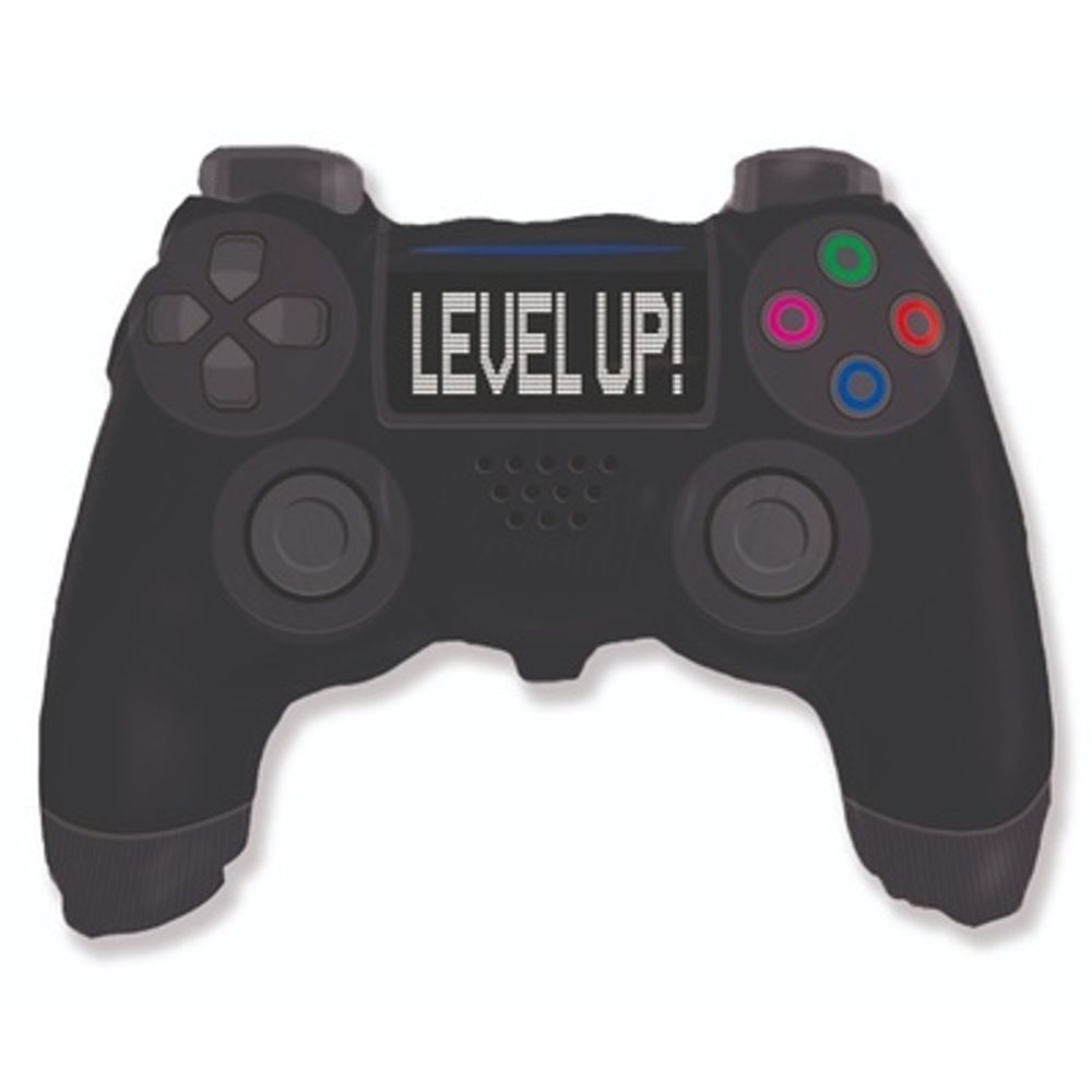 Шар-фигура, фольга, Геймпад. Джойстик. LEVEL UP, 27/69 см