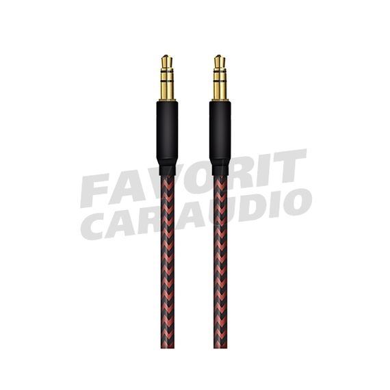 AUX Кабель OXION AUX006 красный 1 м