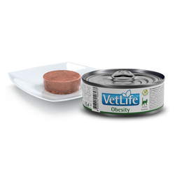 Консервы FARMINA Vet Life Cat Obesity для кошек при ожирении (паштет) - 12х85 гр