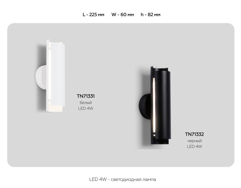 Ambrella Настенный светодиодный светильник Techno family TN71332