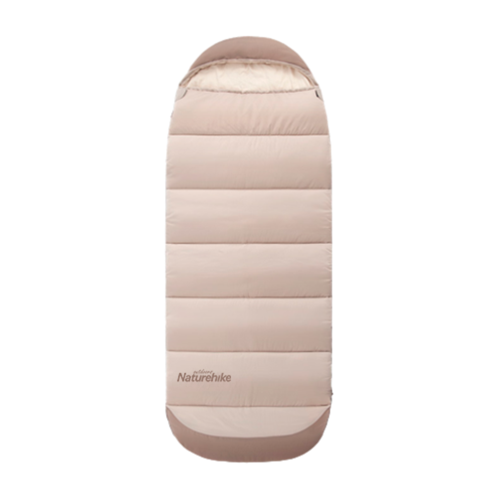 Мешок спальный Naturehike  NH21MSD11 коричневый,  молния слева, 6927595788295L