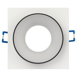 Встраиваемый светильник декоративный ЭРА DK96 WH MR16 GU5.3 белый | Декоративные встраиваемые светильники