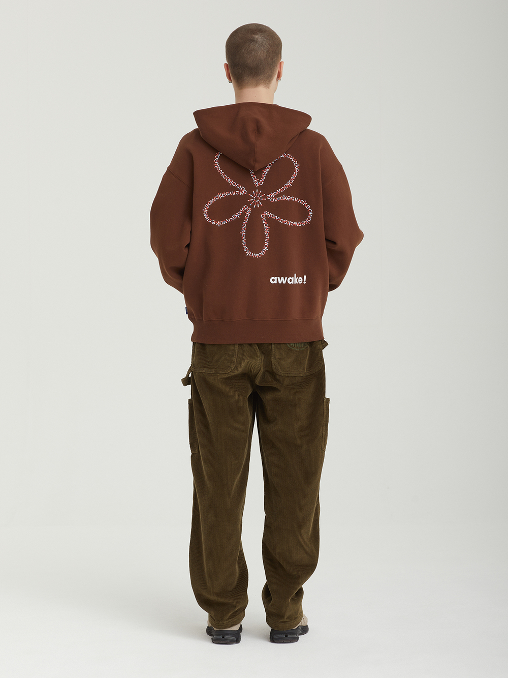Мужская Толстовка Flower Stamp Zip