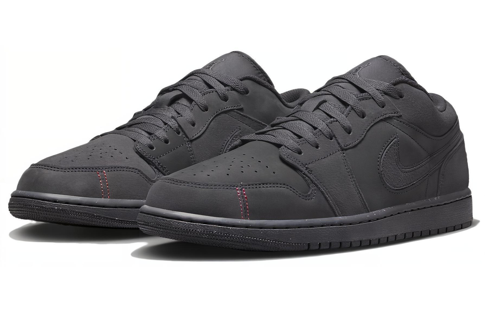 Jordan 1 Low Se Craft Dark Smoke Grey Varsity Red