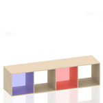 Система хранения Рауд А4 с акриловой цветной вставкой серия СКАНДИК