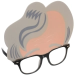 Очки карнавальные «Седой дедушка» 17*16 см