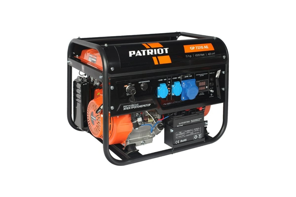 Генератор бензиновый PATRIOT GP 7210 AE