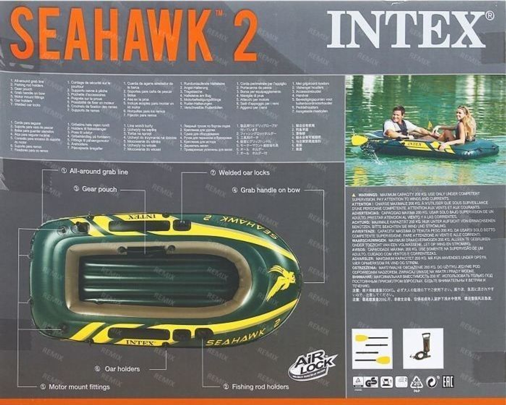 Лодка INTEX 68347 NP Seahawk 2