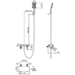 Смеситель для ванны Lemark Mista LM6414WG