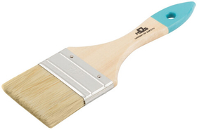 Кисть флейцевая, натур. cветлая щетина, деревянная ручка 2,5" (63 мм) 00706М MOS