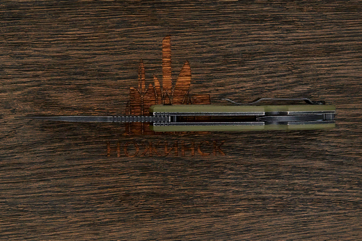 Нож складной Kizlyar Supreme Ute, клинок 85мм, сталь 440C, рукоять G10 зелёный