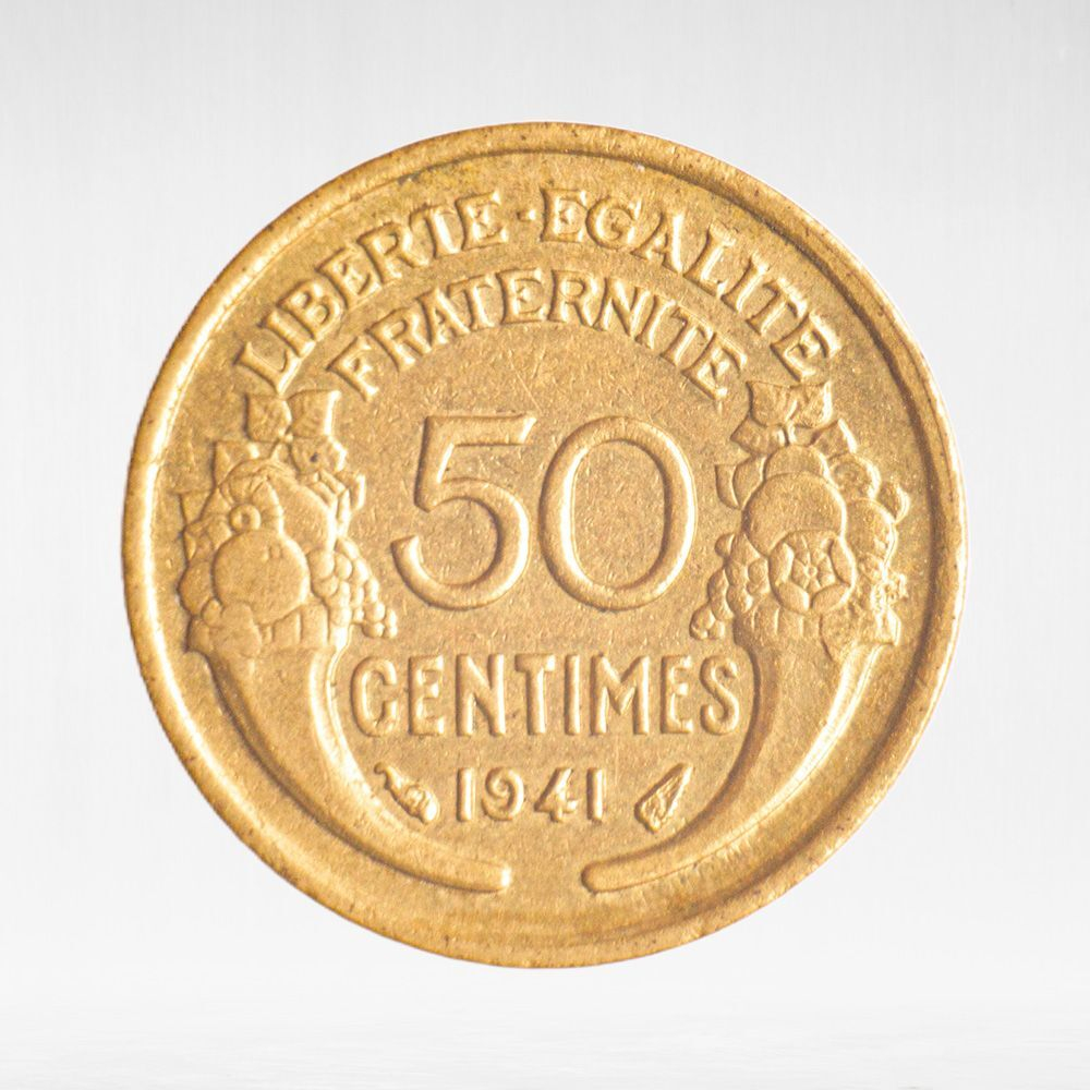 France, 50 Centimes 1941 - Pierre-Alexandre Morlon, VF