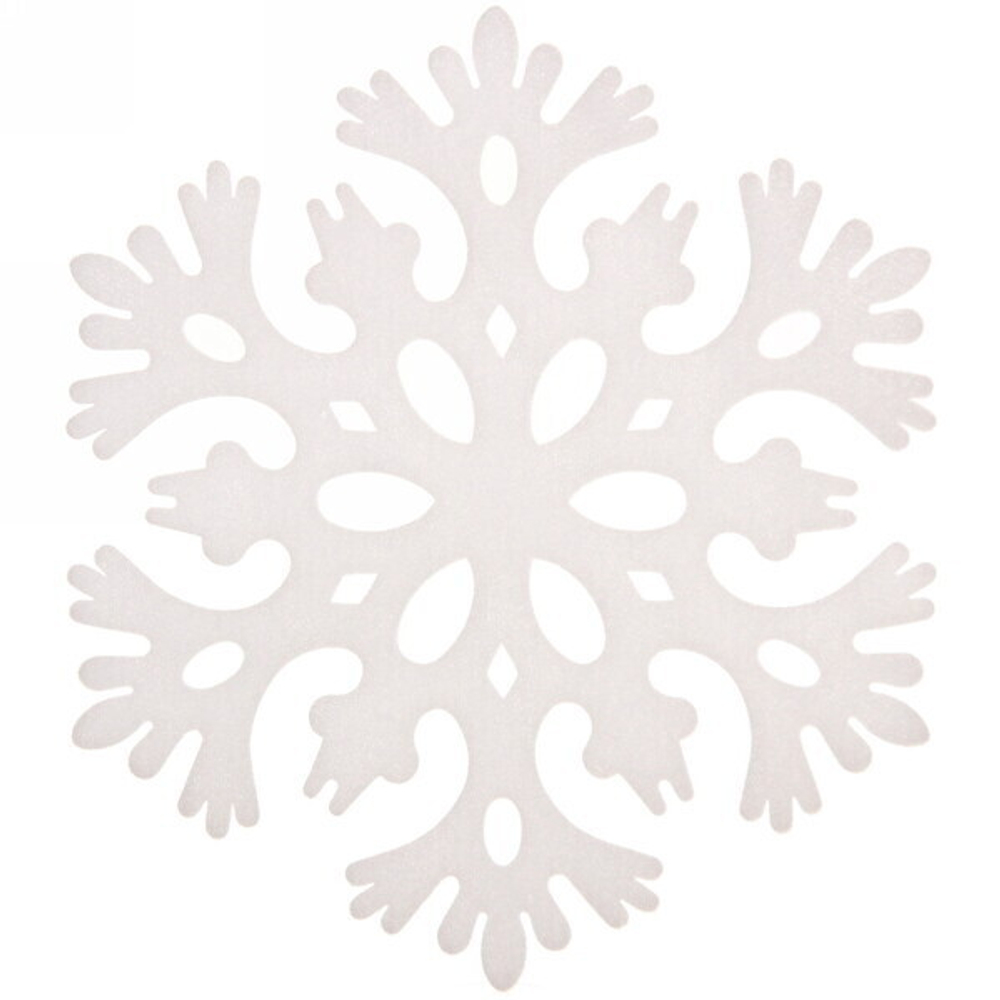 Украшение новогоднее «Снегопад» d-41/30/22/15/11 (набор 5 шт)