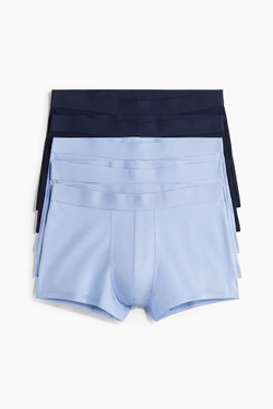 H&M Набор трусов-боксеров ( 5 шт.), голубой