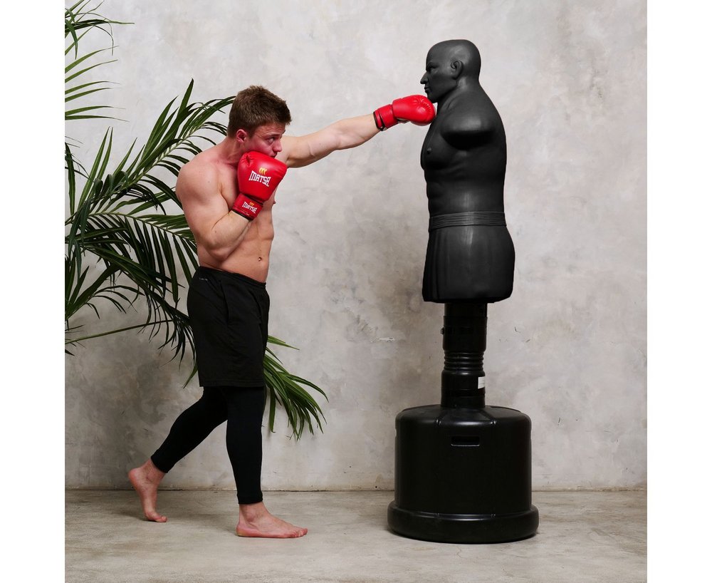 Манекен DFC Boxing Punching Man-Heavy c регулировкой высоты TLS-AB (черный)