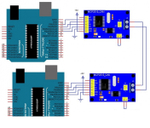 Плата модуля CAN Bus MCP2515 с SPI интерфейсом с приемопередатчиком TJA1050 HW-184