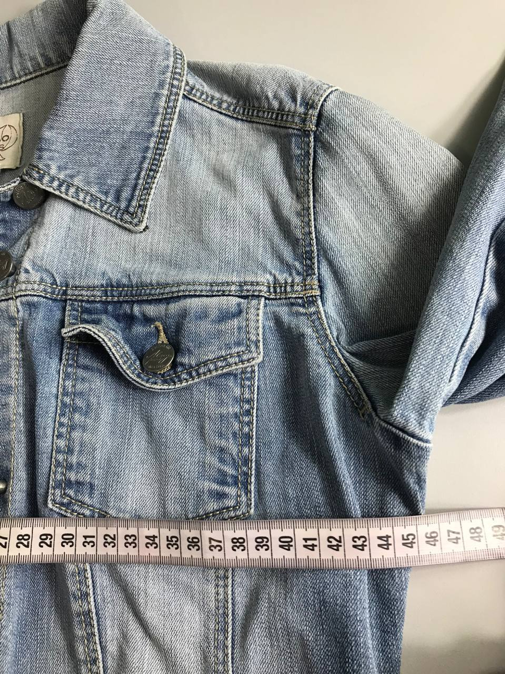 Куртка джинсовая MNG стильная, приталенный крой 46 размер