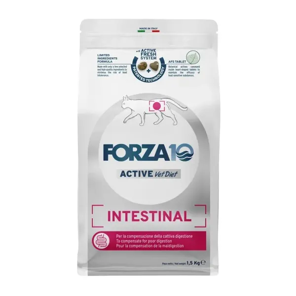 Сухой корм Forza 10 Intestinal Active для кошек при проблемах пищеварения с рыбой