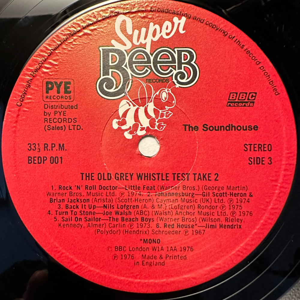 Сборник The Old Grey Whistle Test: Take Two 2LP (Англия 1976г.)