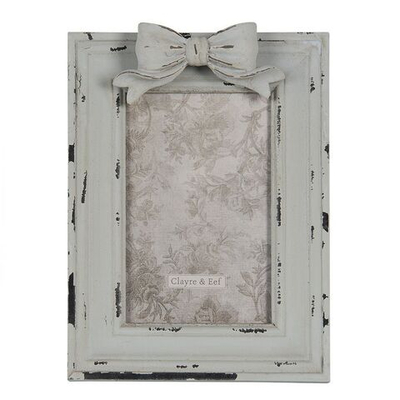 Фоторамка "Бант" 16x3x21см (Фото 10x15см) МДФ,стекло