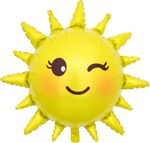 Шар (31''/79 см) Фигура, Солнце, 1 шт.