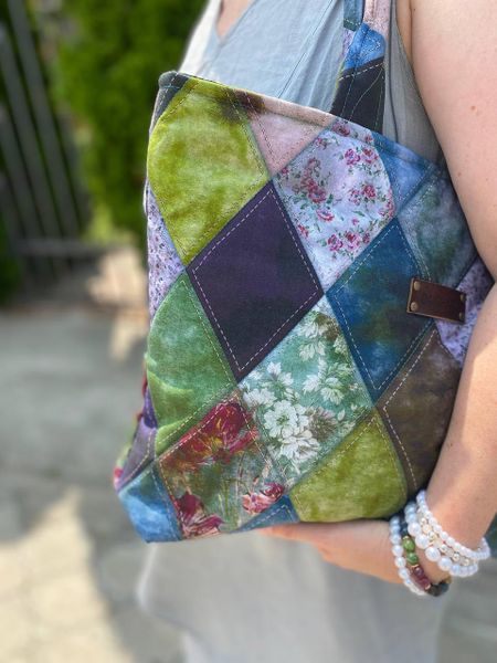 В ПУТИ, РОМБЫ ПЭЧВОРК, 100% хлопок, Handmade Fabrics 4