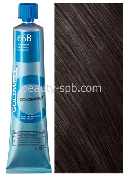 Goldwell Colorance 6SB серебристо-коричневый 60 мл