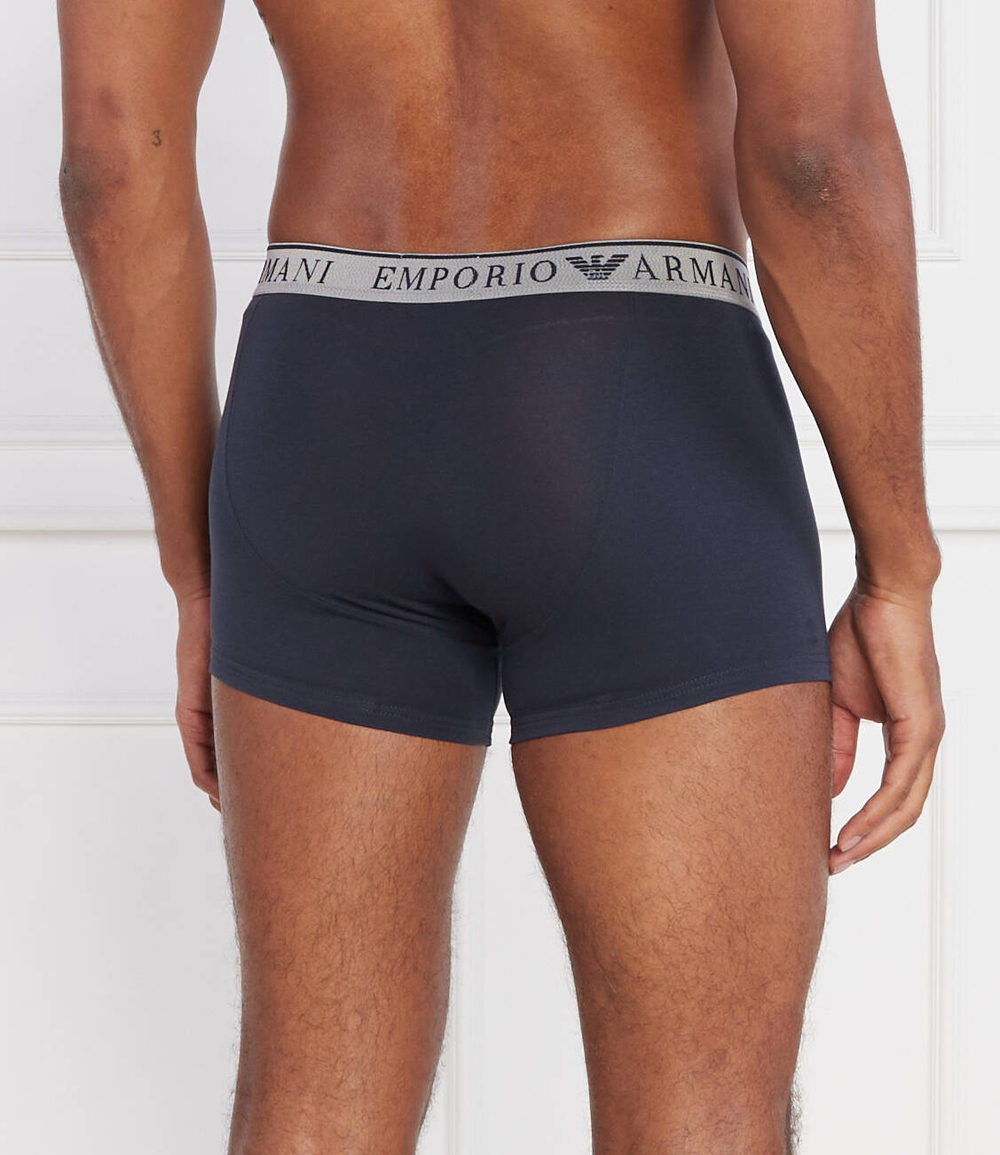 Трусики-боксеры 2шт. Emporio Armani - темно-синий(111769 3F720)
