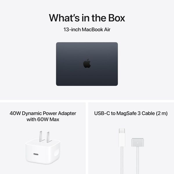 Ноутбук Apple MacBook Air 13 2026 MDHE4LL/A (M5 10-Core, GPU 8-Core, 16 ГБ, 512 ГБ), полуночный черный