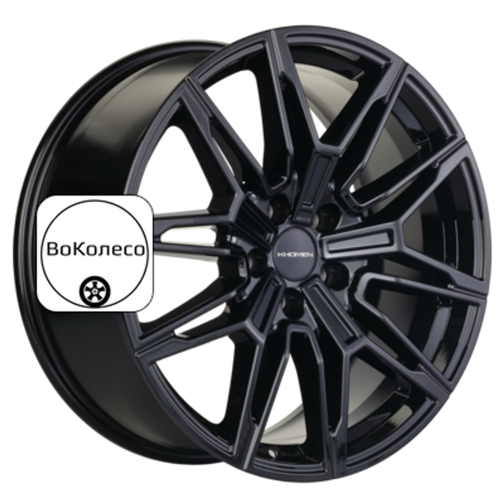 8,5x19/5x112 ET28 D66,6 KHW1904 (Toureg) Black Khomen Wheels