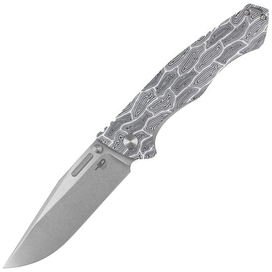 Нож Bestech BT2301C Keen II с клинком из стали CPM-S35VN, рукоять Damascus G10