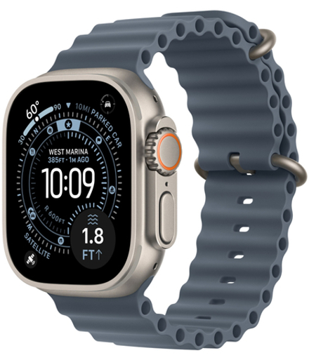 Умные часы Apple Watch Ultra 3, 49 мм, Natural Titanium Ocean Band