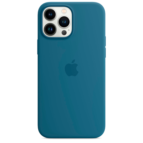 Силиконовый чехол с поддержкой MagSafe Apple Silicone Case для iPhone 13 Pro Max, Blue Jay (Полярная лазурь)