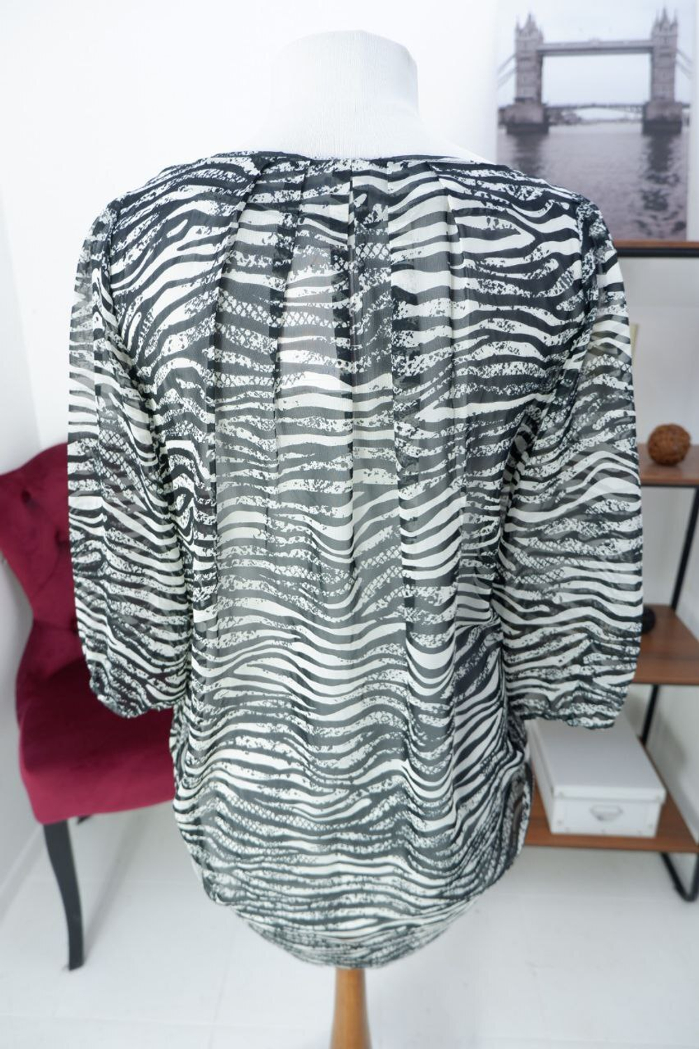 Блузка Vero Moda с принтом 42 размер