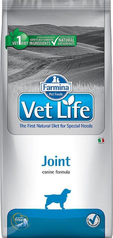 Farmina VetLife 12 кг Joint для собак при заболеваниях суставов