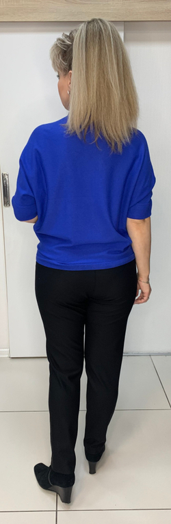 Укороченный джемпер "летучая мышь"