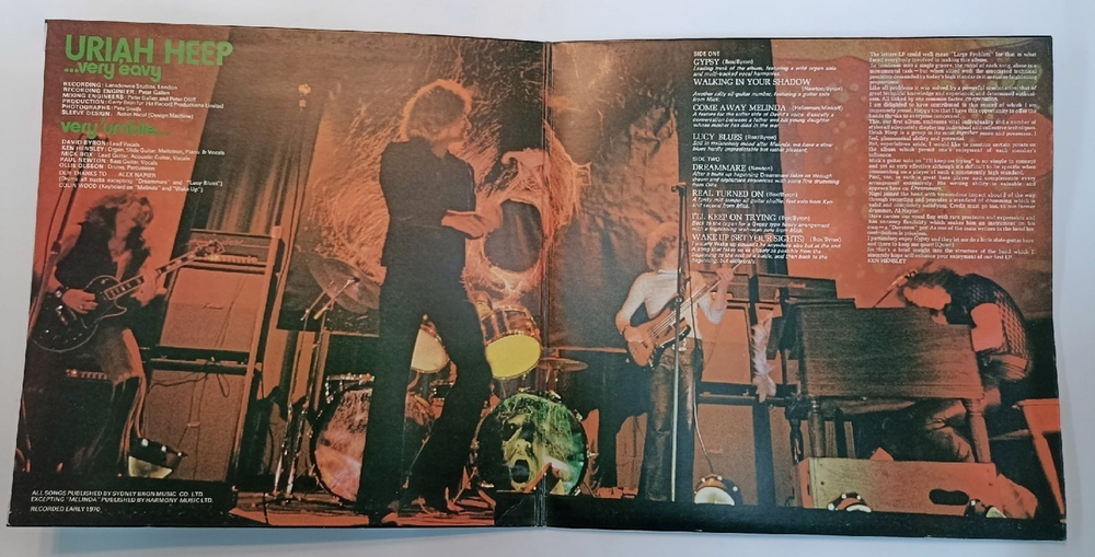 Uriah Heep Very 'Eavy Very Umble (Netherlands 1974)