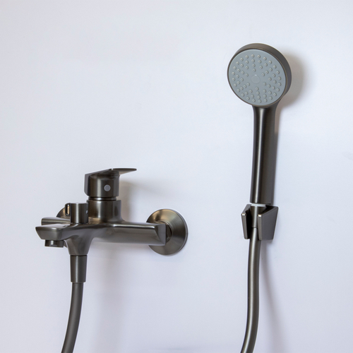 Смеситель для ванны 35k MIXLINE ML15-01GR ГРАФИТ