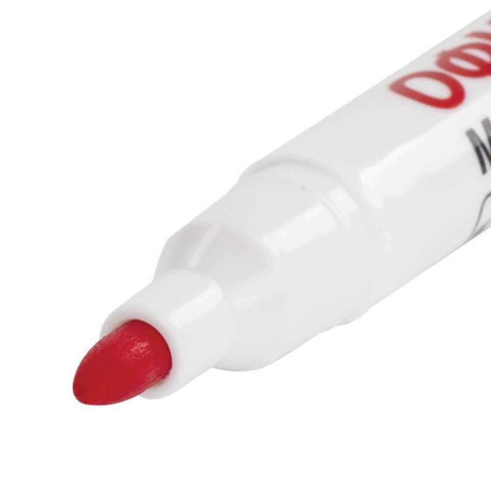 Маркер стираемый для белой доски КРАСНЫЙ, ОФИСМАГ "N1", 5 мм, 150857