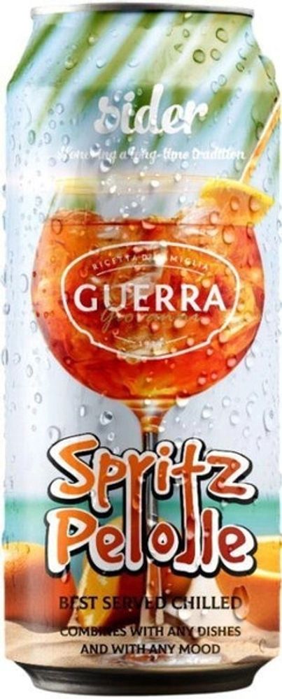 Сидр Джованни Гуэрра Спритц Перолле Сладкий / Giovanni Guerra Spritz Perolle Sweet 0.33 - банка