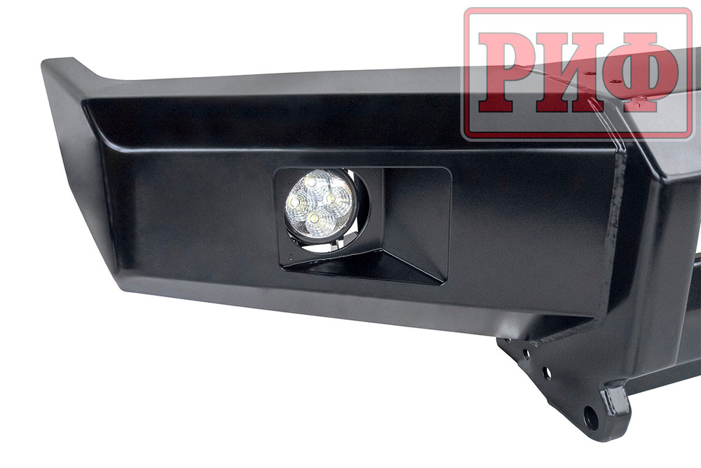 Бампер передний Toyota Land Cruiser 76/78/79 2007+ c доп. фарами, под штатную лебедку РИФ
