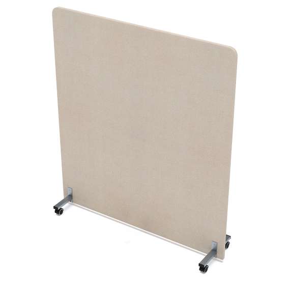 011.МП.1316 Акустическая мобильная перегородка на колесных опорах (1350*377*1600)