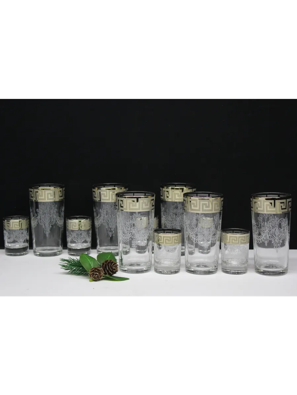 Набор 12 предметов стакан и стопка