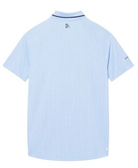 Теннисное поло Lacoste Tennis x Novak Djokovic On Court - pastel blue