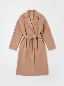 Пальто на поясе