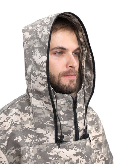 Костюм туристический ПРТНЦФ с сеткой (кмф "Цифра св.серый")