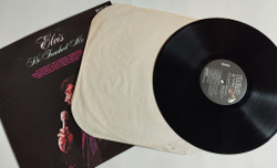 Винтажная виниловая пластинка LP Elvis Presley He Touched Me (USA 1977)