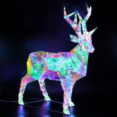 Фигура светодиодная «Северный олень» 51*118*145 см 600 ламп LED, 220V, Белый