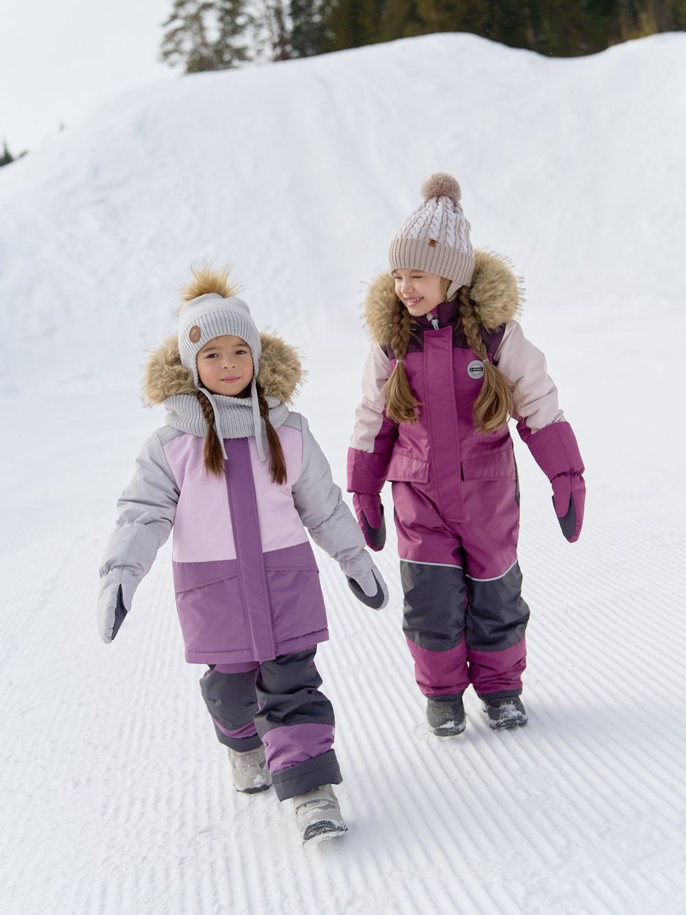 Комбинезон зимний с системой роста "Фуксия"